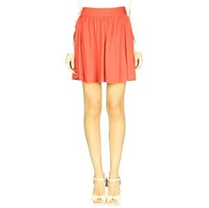 ❤sale Alice and Olivia orange pleated mini skirt